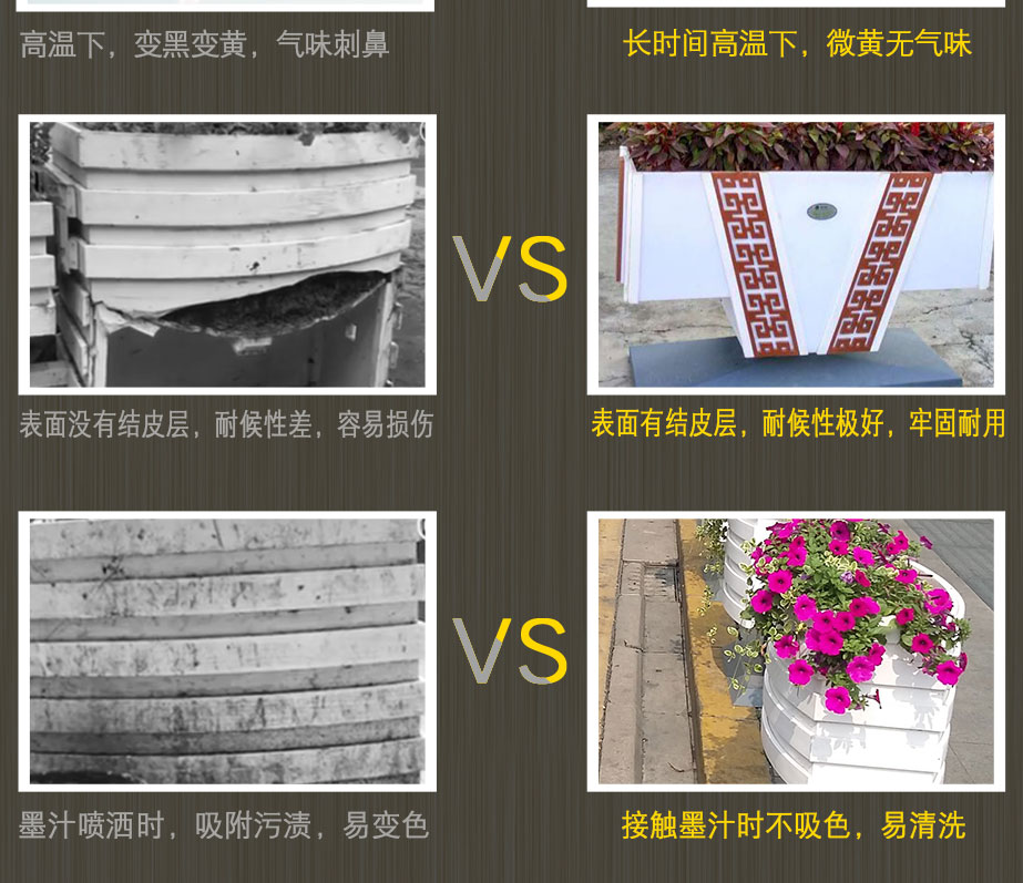 pvc道路隔离绿化花箱哪种好