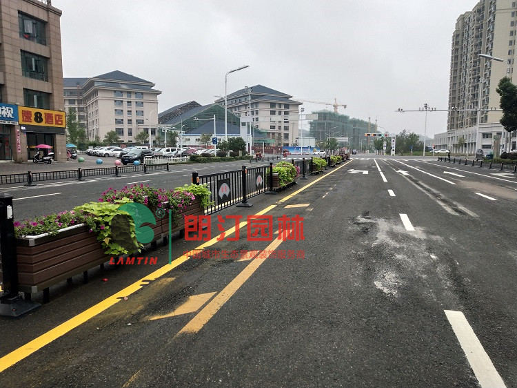 朗汀定制款道路隔离花箱