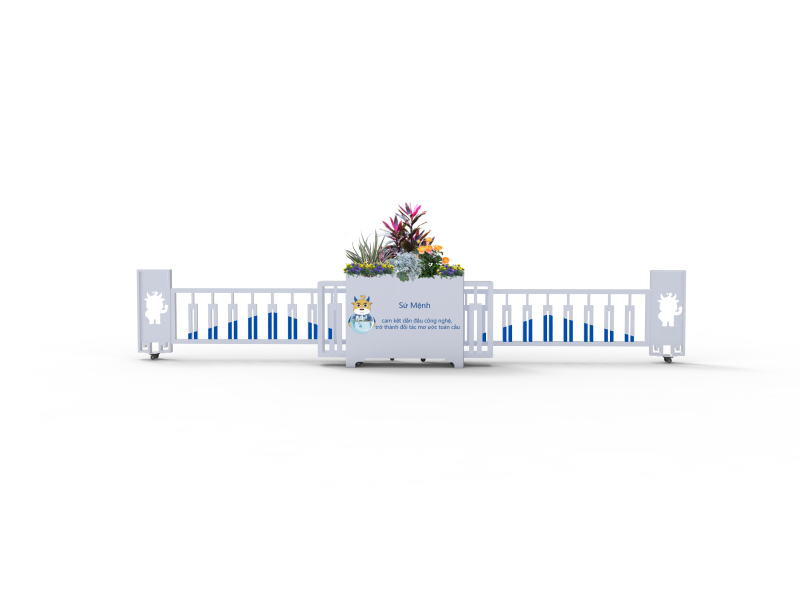 出口越南收缩护栏花箱