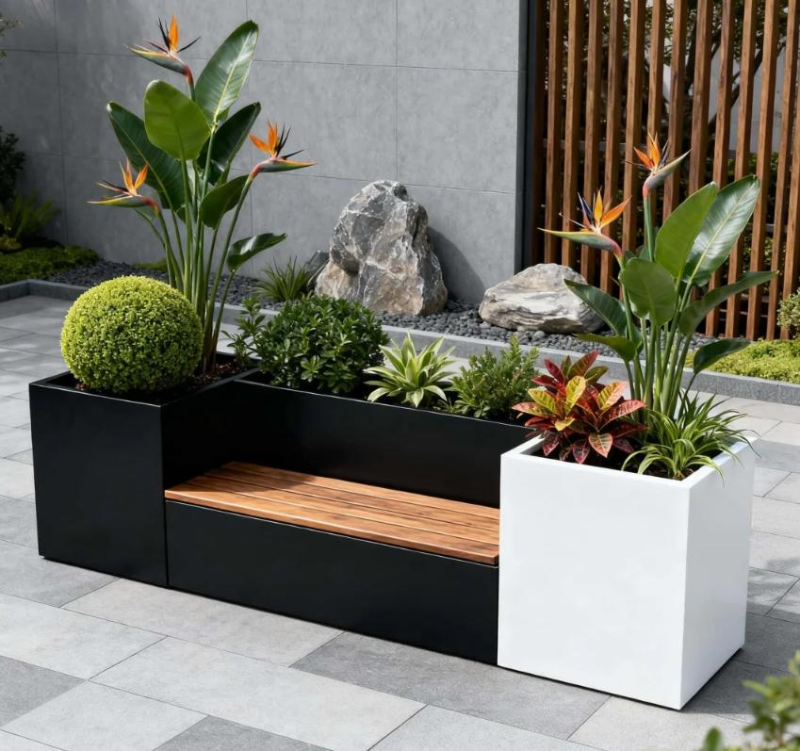 仿木纹花箱 仿木纹花箱